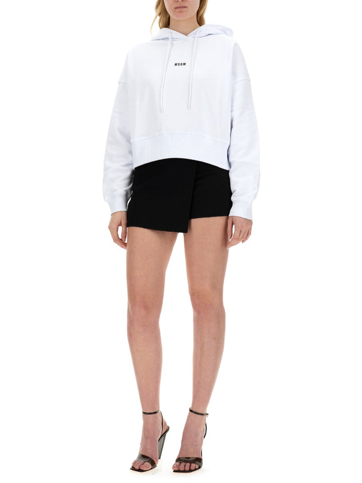 Msgm Sweatshirts - White | 83158cdb693073bdc2e78408f88045f2ba703929