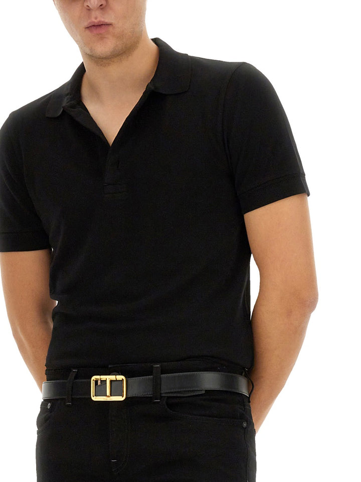 Tom Ford Polo - Black | b6d5b1fd0cff0ca5cb0b9cab719ab65e22e0cf96