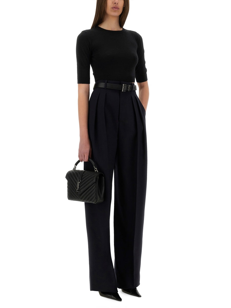 Saint Laurent Pants - Blue | 9c882596be2c9047187cd63fdcdd7ab5cf2cf761