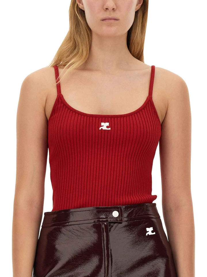 Courrèges Tops - Red | Wanan Luxury