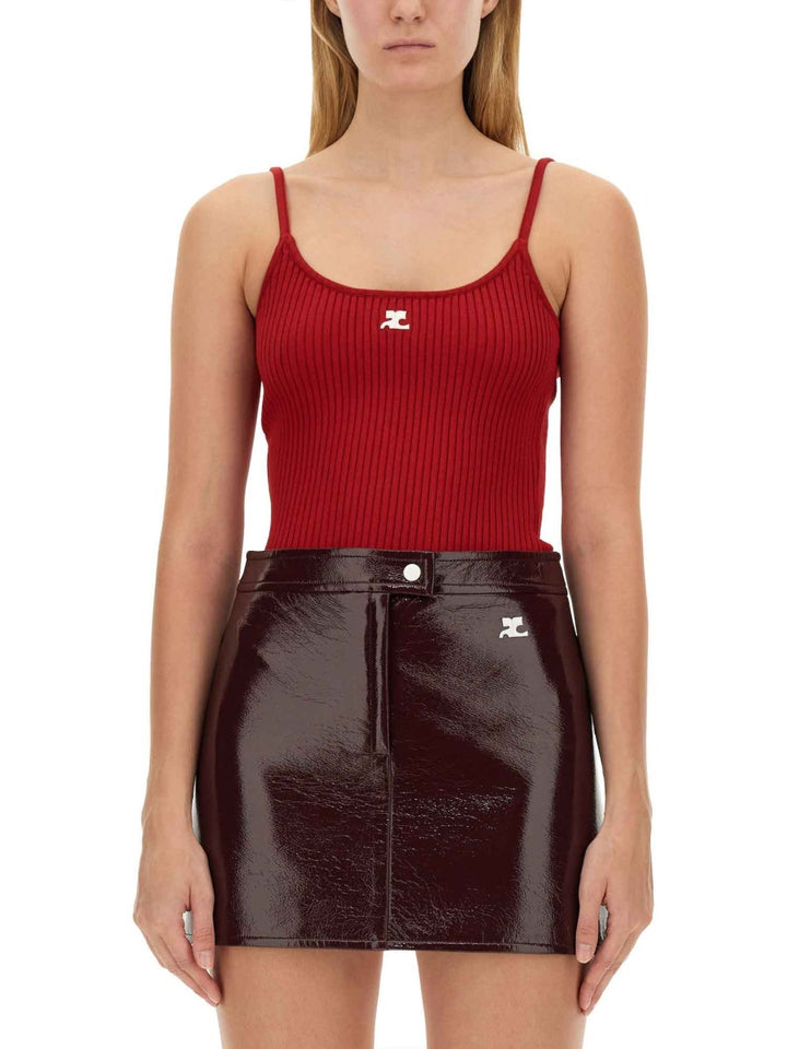 Courrèges Tops - Red | Wanan Luxury