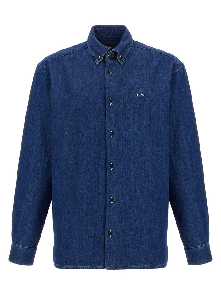A.P.C. Shirts - Blue | Wanan Luxury