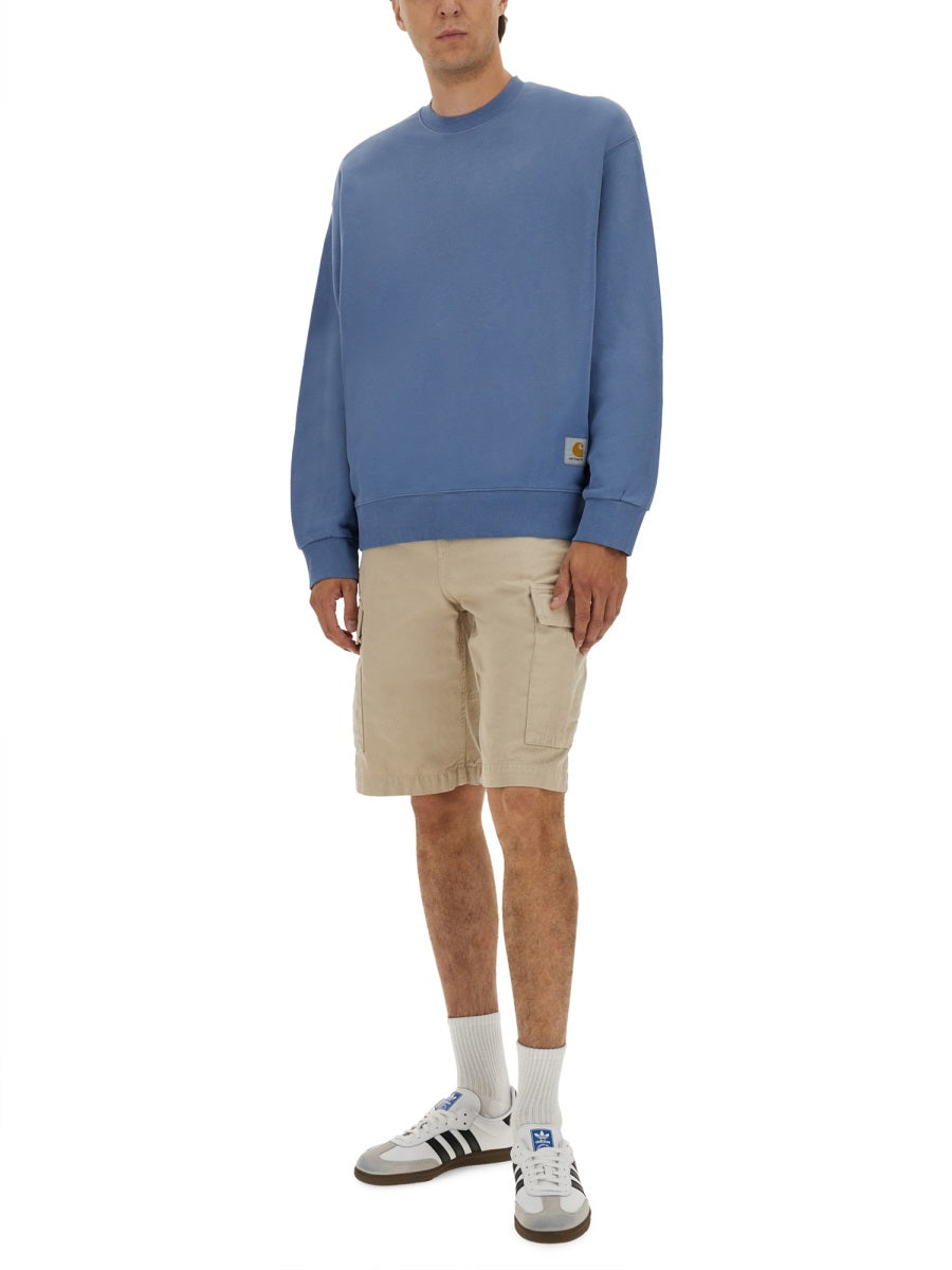 Carhartt Wip Sweatshirts - White, Light Blue | Wanan Luxury