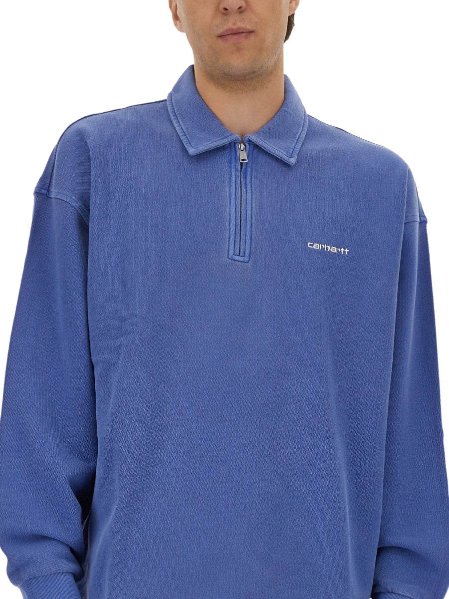 Carhartt Wip Polo - Light Blue | Wanan Luxury