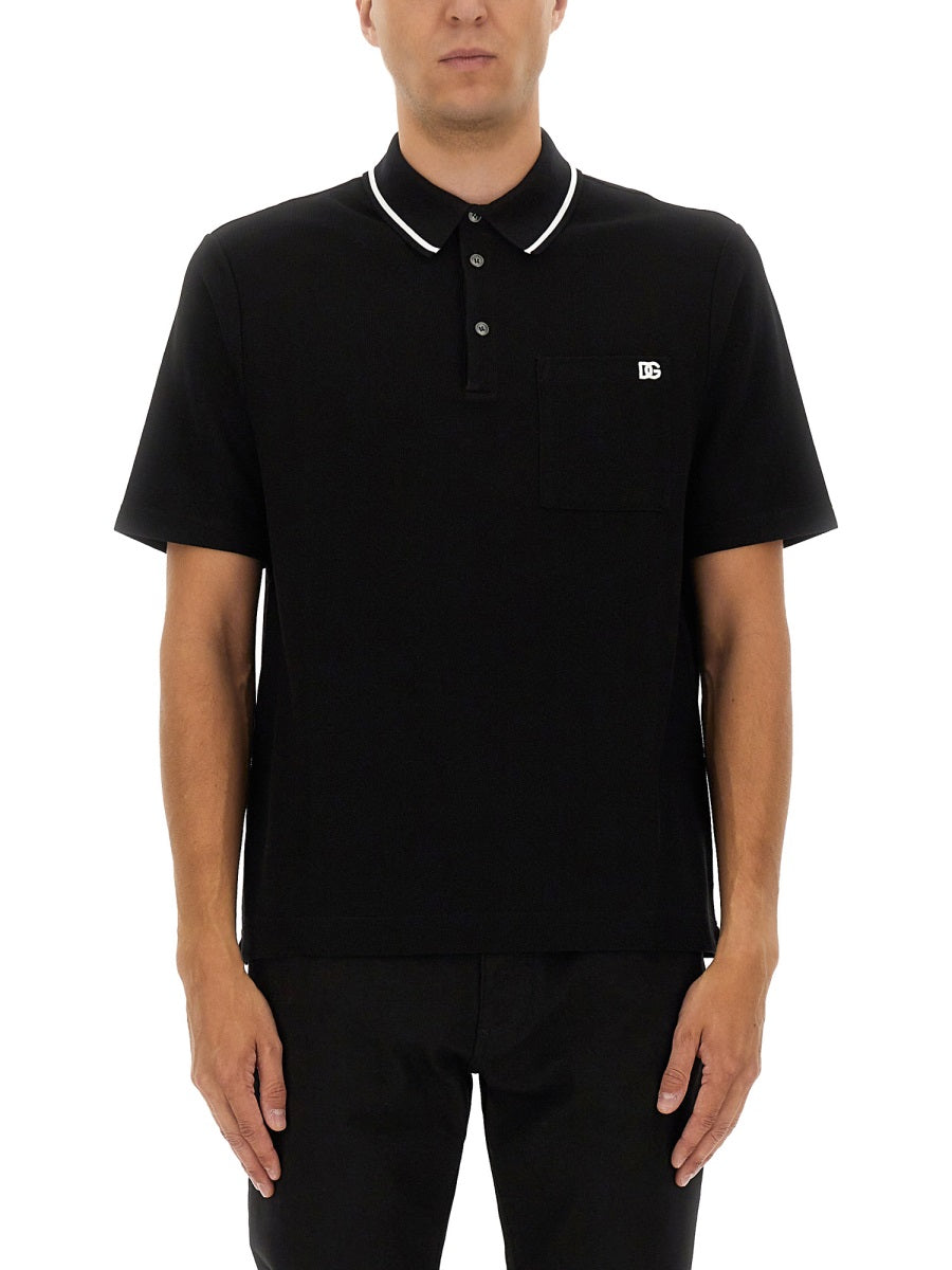Dolce & Gabbana Polo - Black | Wanan Luxury