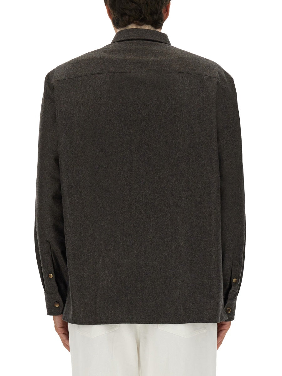 Brunello Cucinelli Shirts - Brown | Wanan Luxury