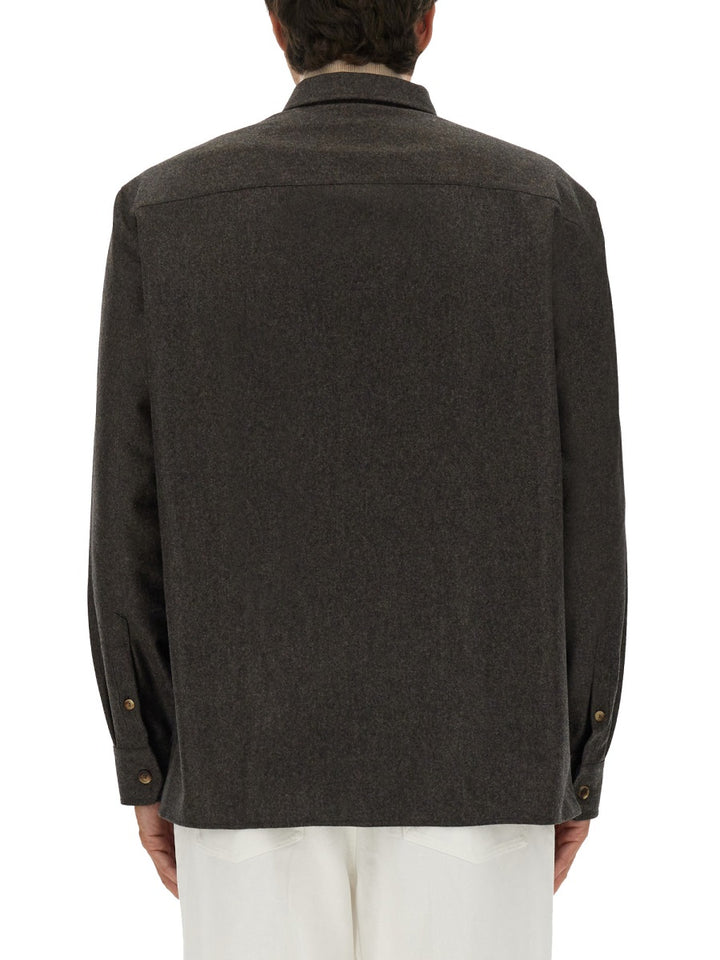 Brunello Cucinelli Shirts - Brown | Wanan Luxury