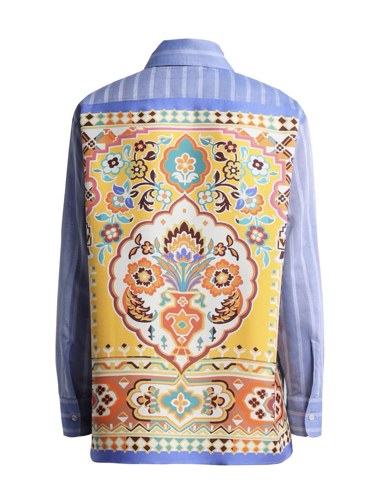 Etro Shirts - White, Light Blue | Wanan Luxury