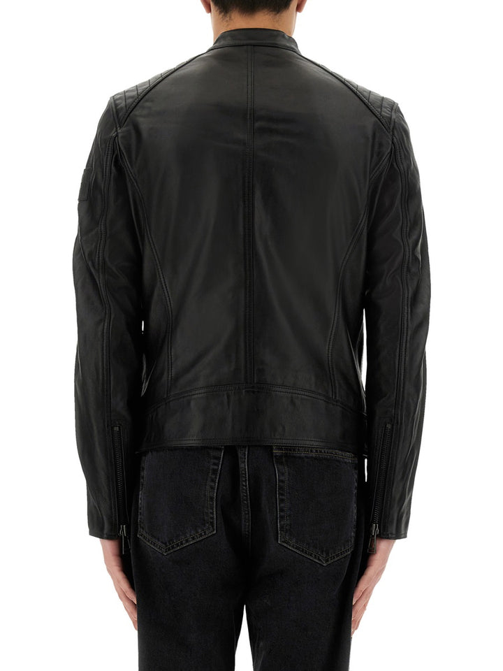 Belstaff Leather Jackets - Black | Wanan Luxury