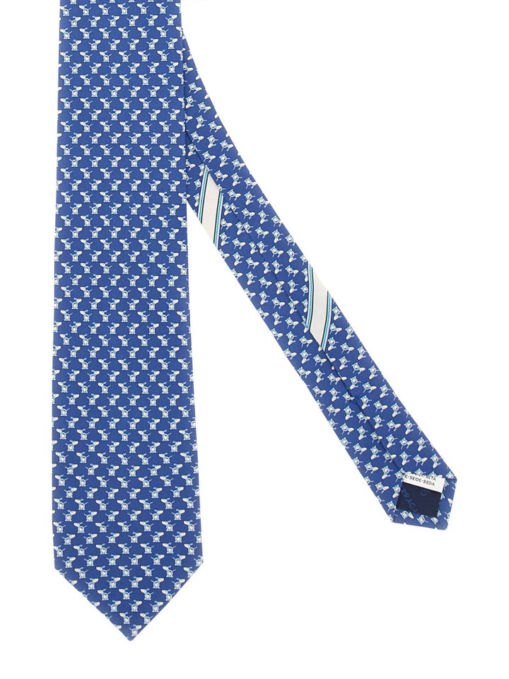 Ferragamo Ties & Papillon - Blue | Wanan Luxury