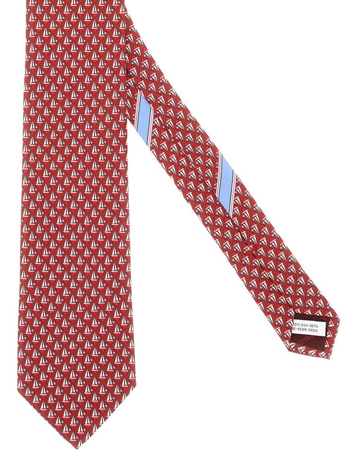 Ferragamo Ties & Papillon - Red | Wanan Luxury