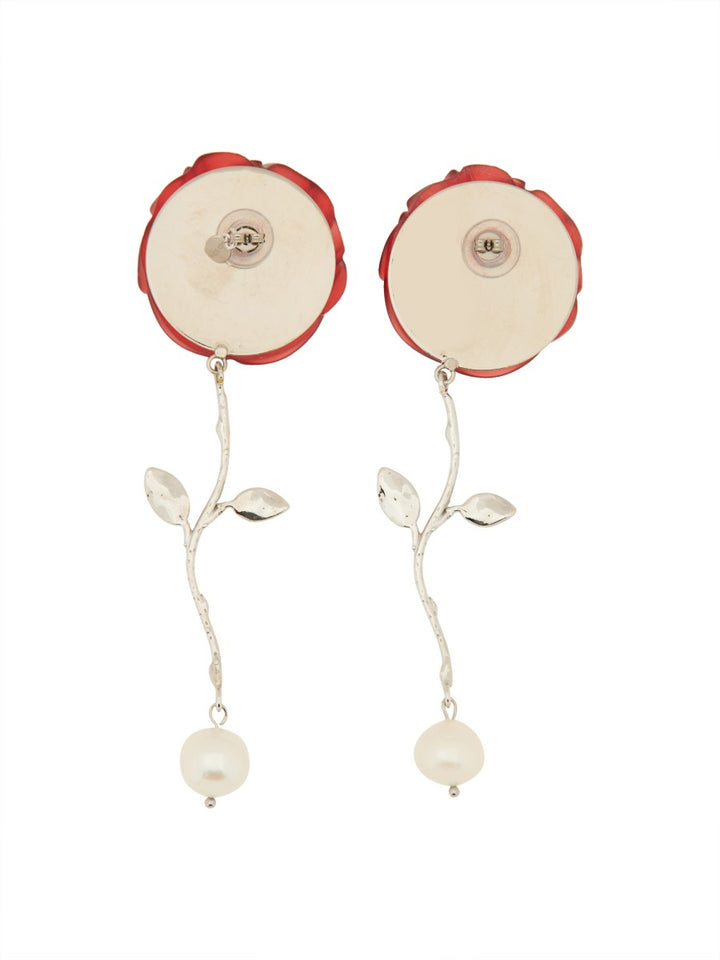 Magda Butrym Earrings - Red | Wanan Luxury