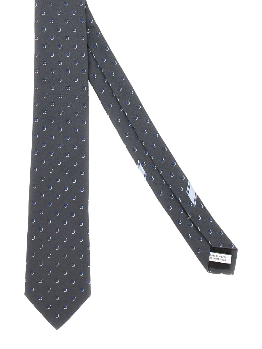 Ferragamo Ties & Papillon - Grey | Wanan Luxury