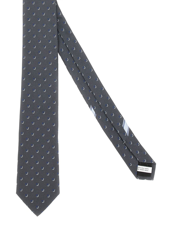Ferragamo Ties & Papillon - Grey | Wanan Luxury