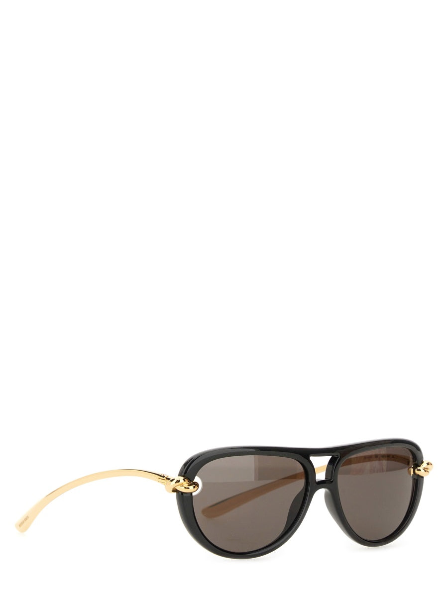 Bottega Veneta Sunglasses - Gold | Wanan Luxury