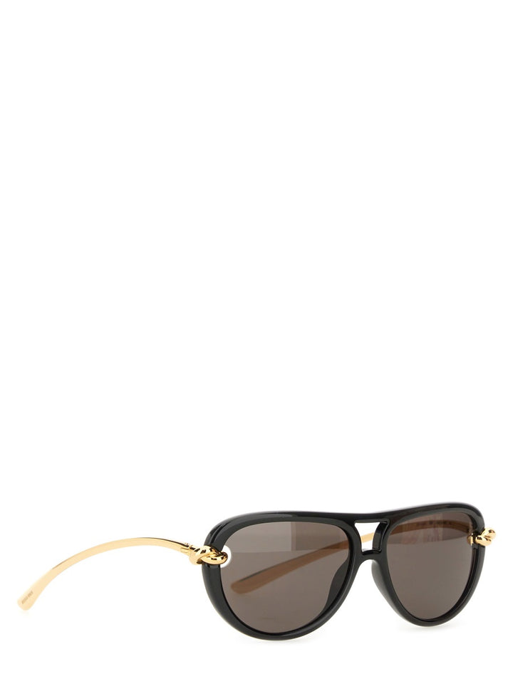 Bottega Veneta Sunglasses - Gold | Wanan Luxury