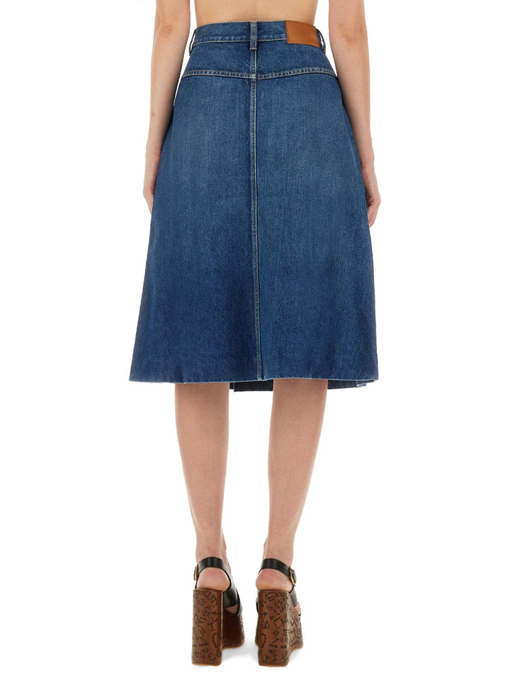 CHLOÉ Skirts - Blue | Wanan Luxury