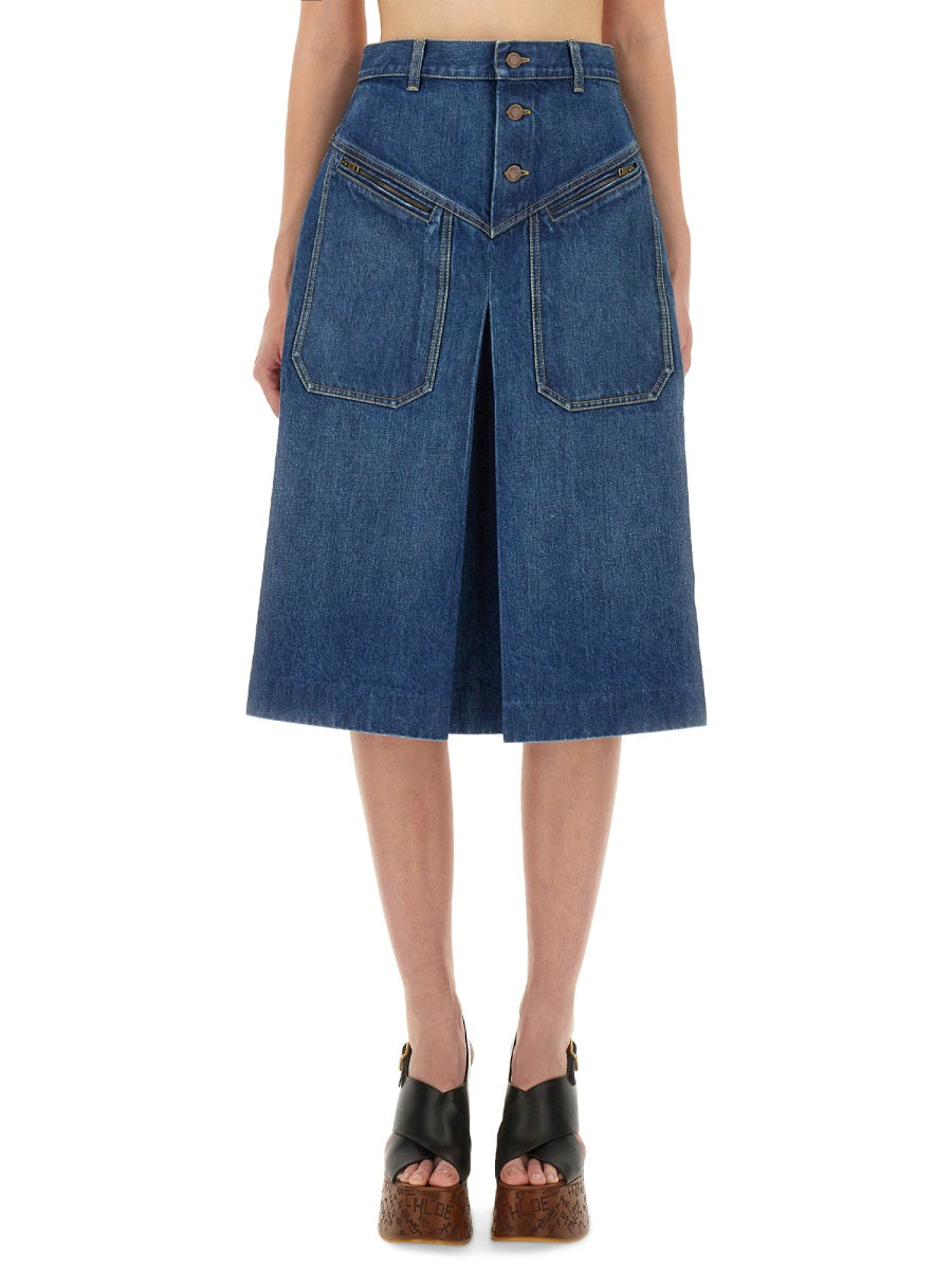 CHLOÉ Skirts - Blue | Wanan Luxury