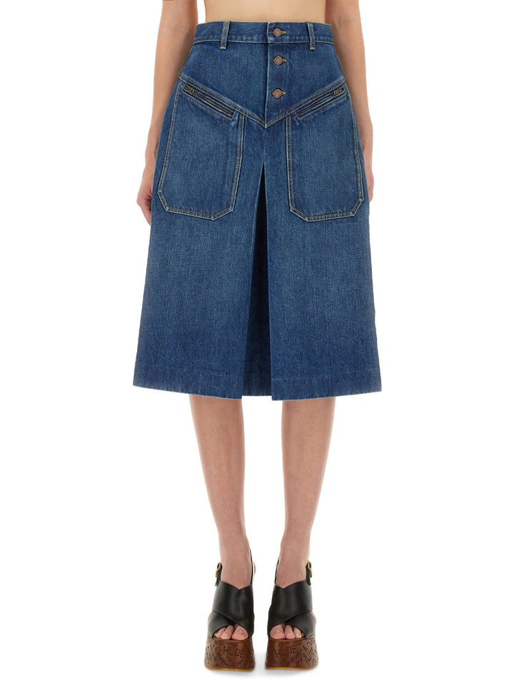 CHLOÉ Skirts - Blue | Wanan Luxury