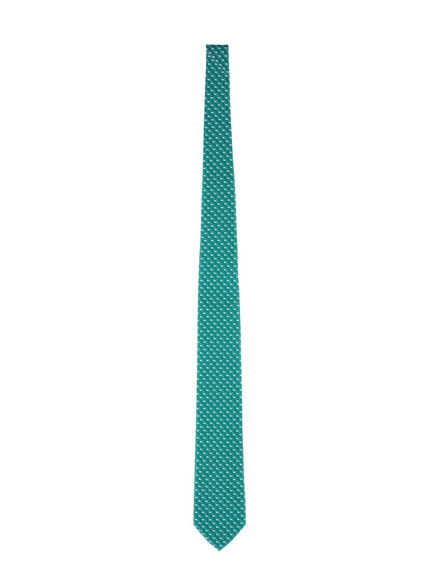 Ferragamo Ties & Papillon - Green | Wanan Luxury