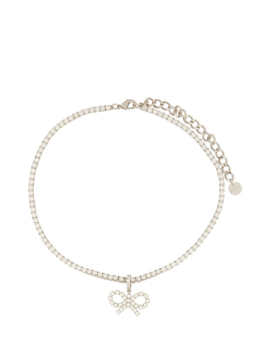 "Tennis" Necklace With Bow