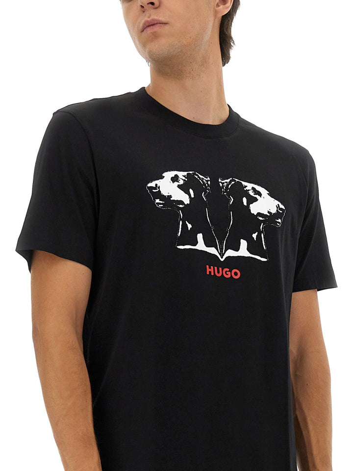 Hugo T shirts - Black | Wanan Luxury