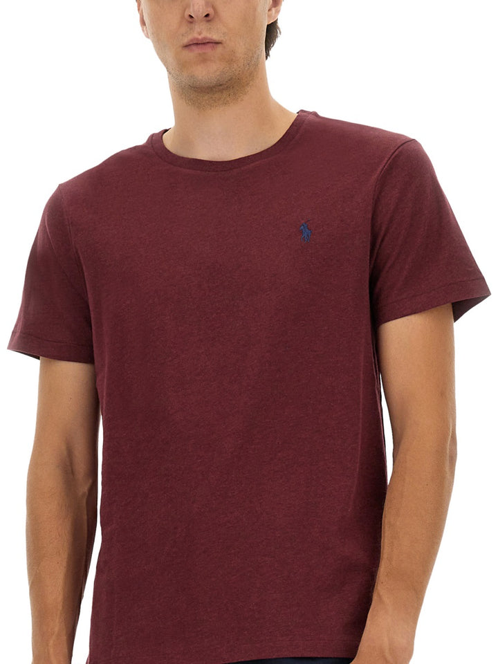 Polo Ralph Lauren T shirts - Burgundy | Wanan Luxury