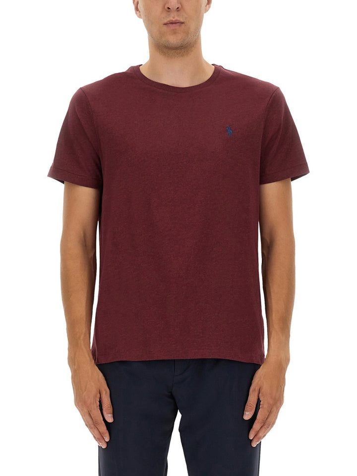 Polo Ralph Lauren T shirts - Burgundy | Wanan Luxury