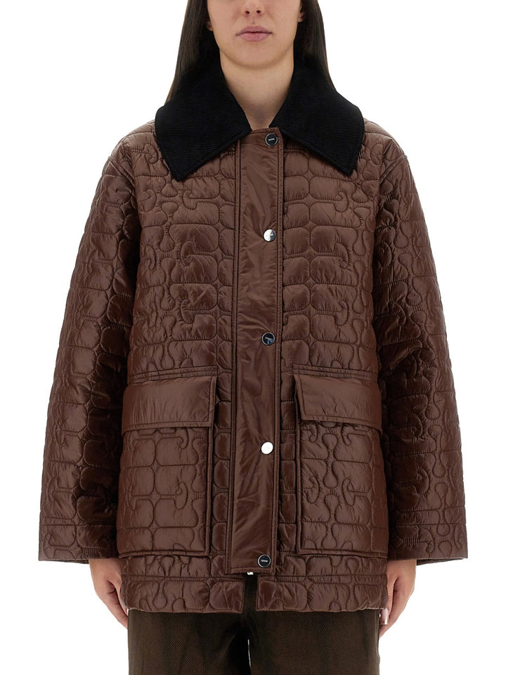 Ganni Jackets - Brown | 45c6ba4bd0331e2f3a7026ee98d5a5d57b4294a0