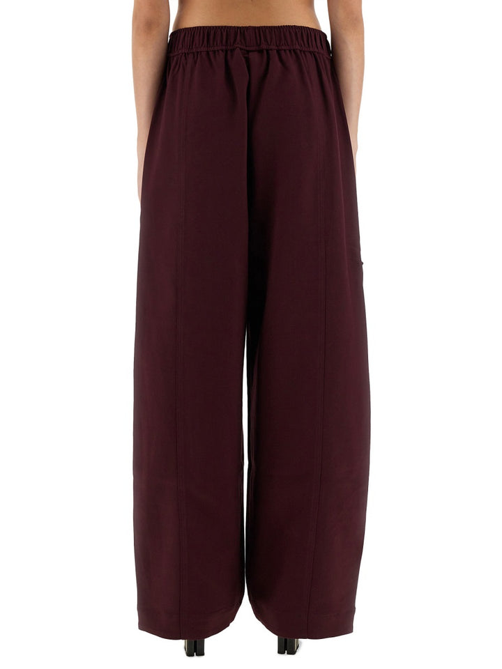 Ganni Pants - Burgundy | Wanan Luxury