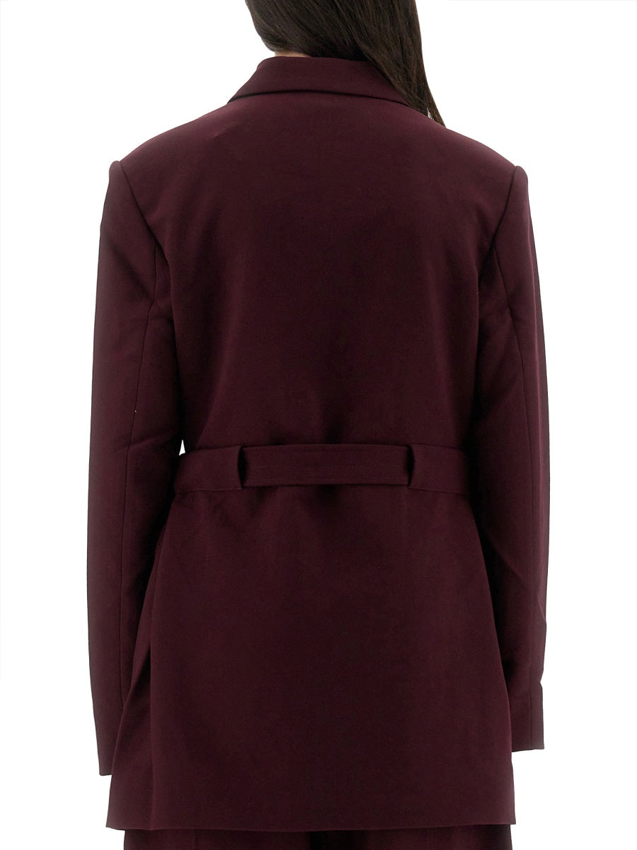 Ganni Jackets - Burgundy | Wanan Luxury