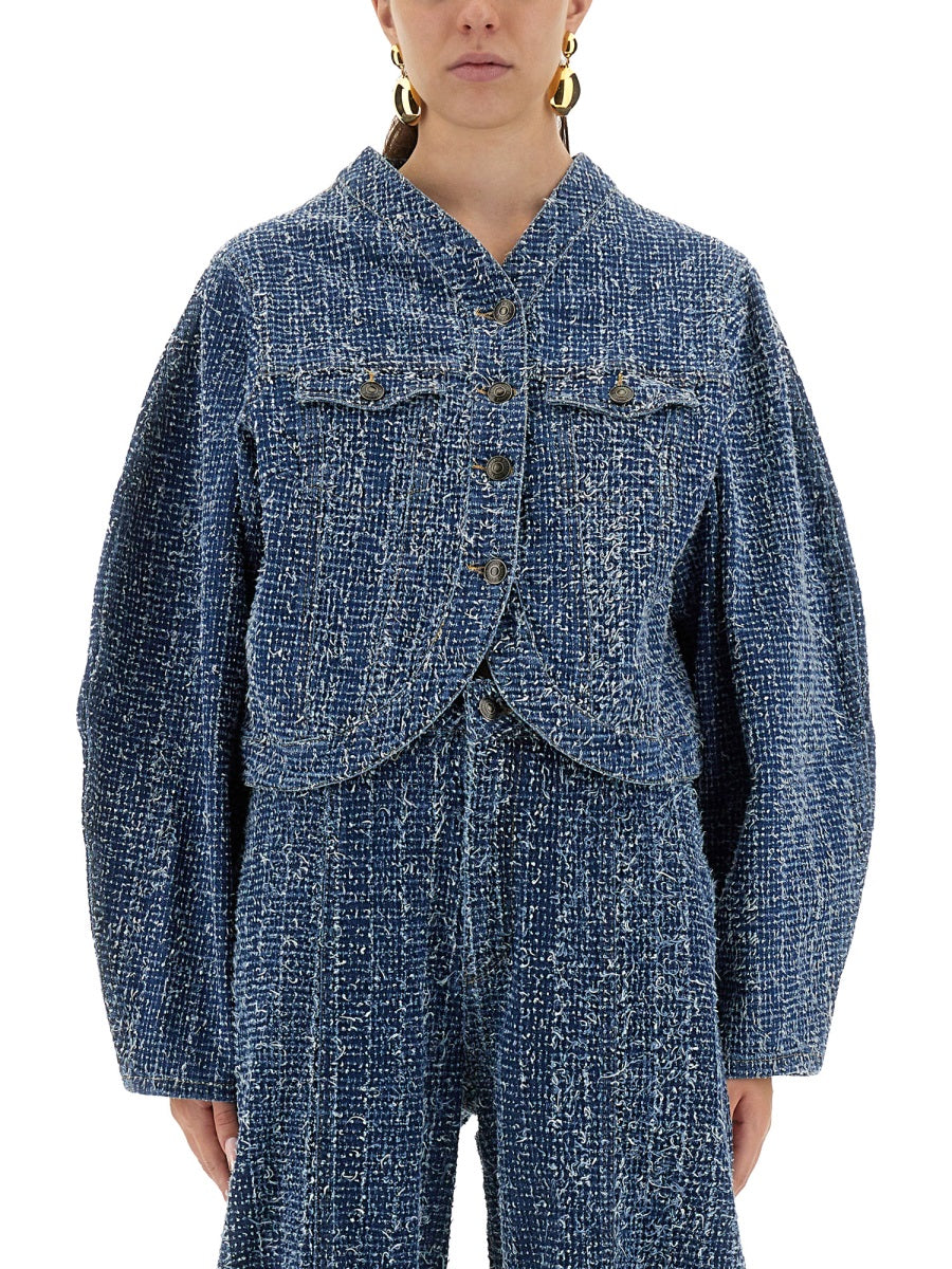 Rotate Birger Christensen Jackets - Blue | Wanan Luxury