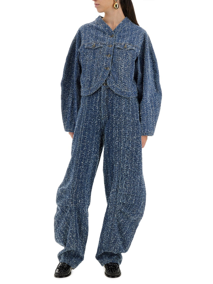 Rotate Birger Christensen Jackets - Blue | Wanan Luxury