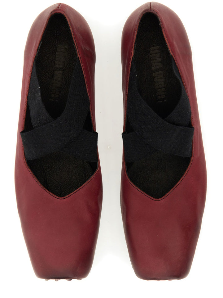 Uma Wang Flat Shoes - Red | Wanan Luxury