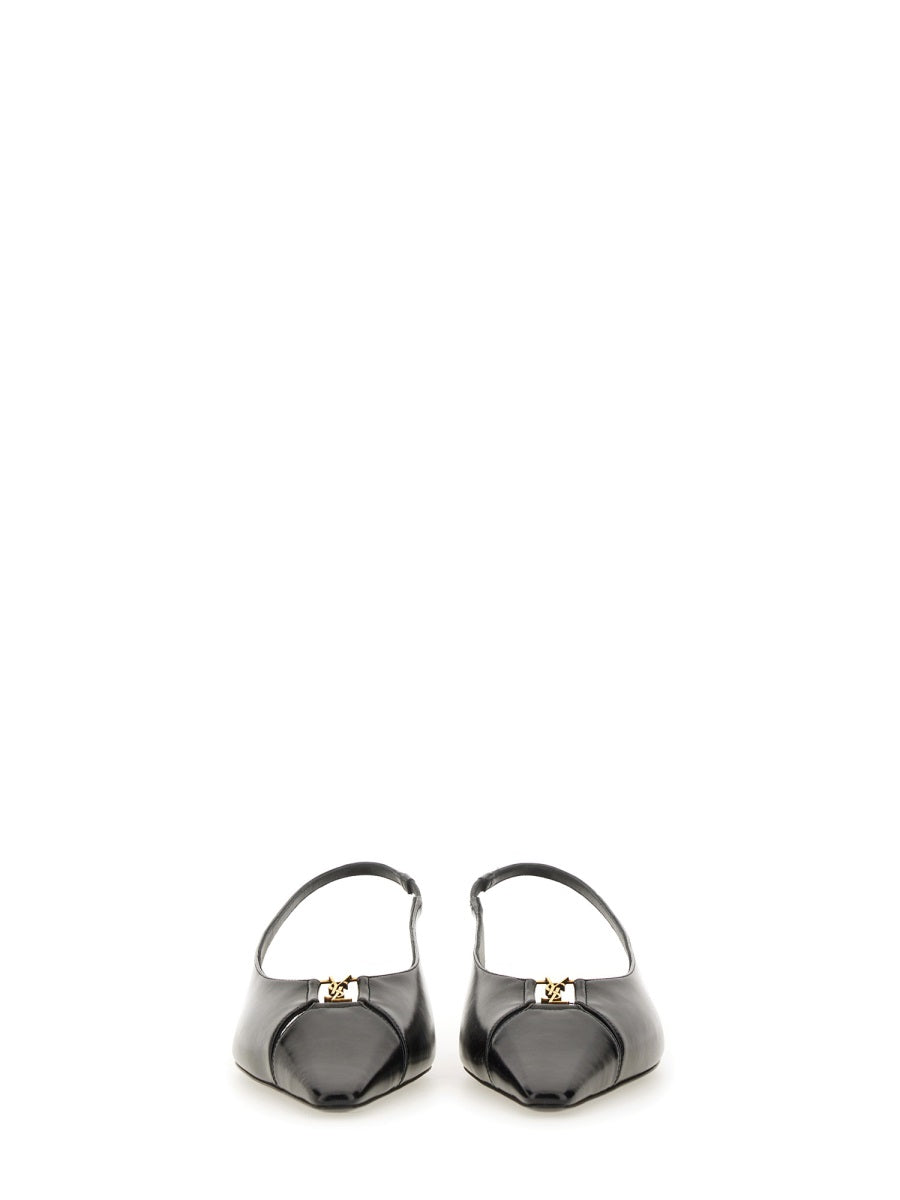 Saint Laurent Flat Shoes - Black | Wanan Luxury