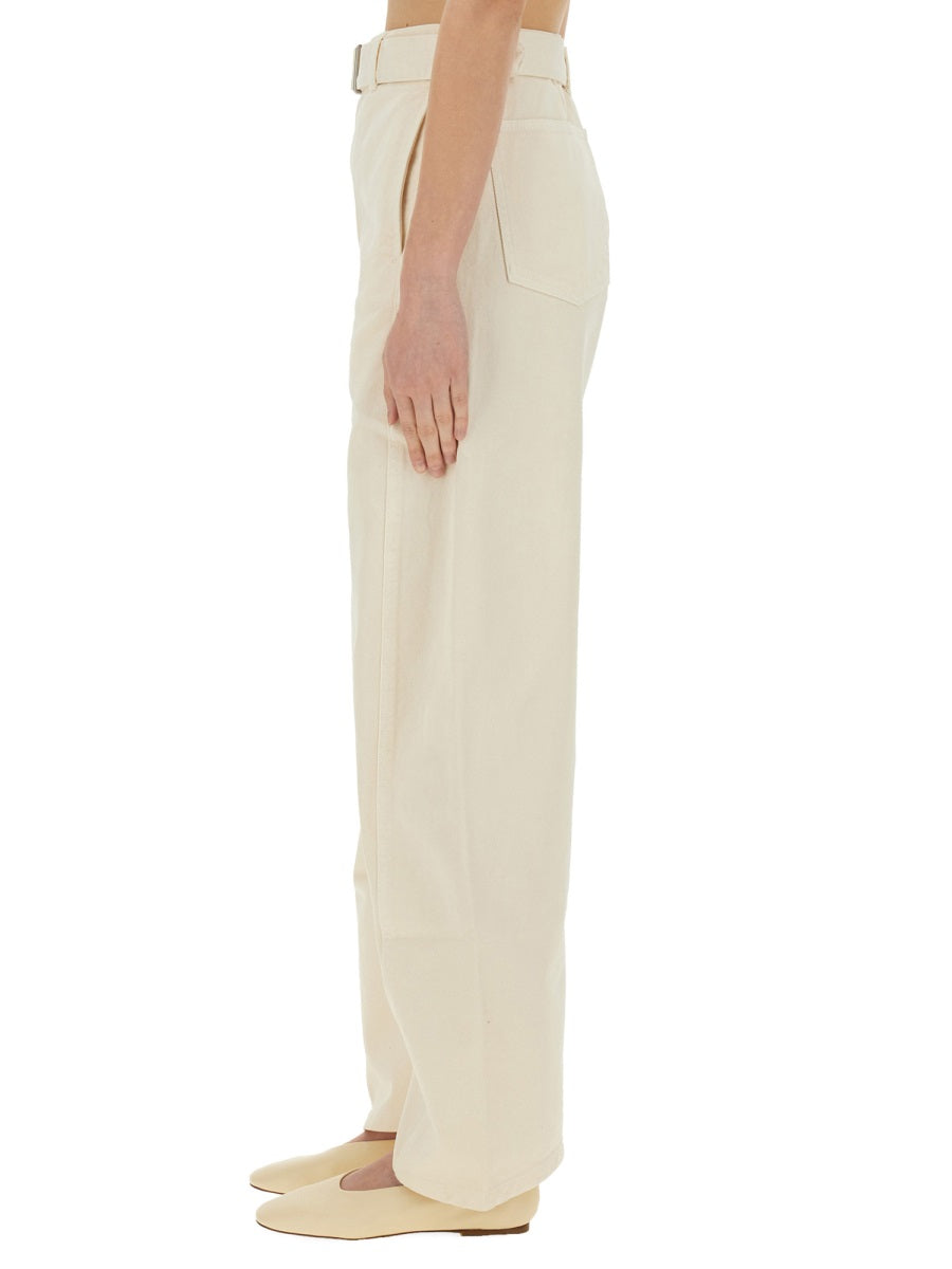 Lemaire Pants - Ivory | bc45ec77b1955377b7bc36a6f0a23caab9e14b16