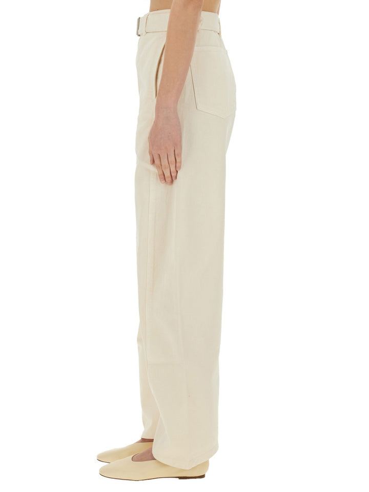 Lemaire Pants - Ivory | bc45ec77b1955377b7bc36a6f0a23caab9e14b16