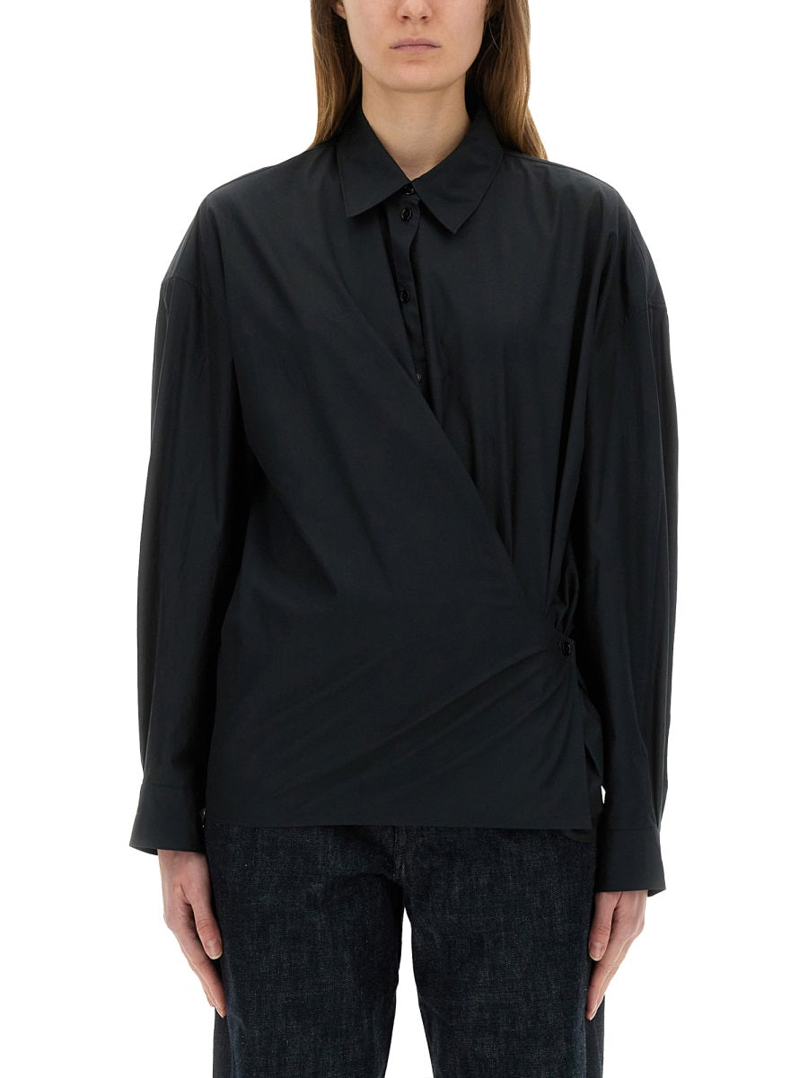 Lemaire Shirts - Black | Wanan Luxury