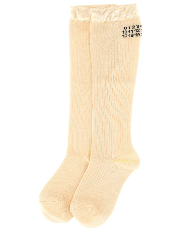 MM6 Maison Margiela Socks - Beige | Wanan Luxury