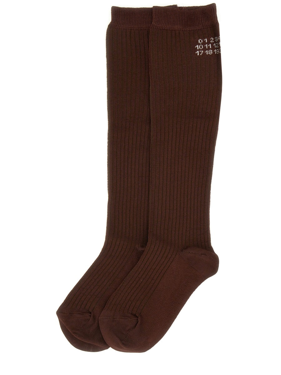 MM6 Maison Margiela Socks - Brown | Wanan Luxury