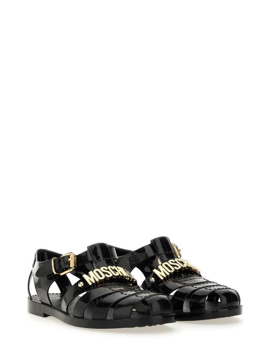 Moschino Sandals - Black | Wanan Luxury