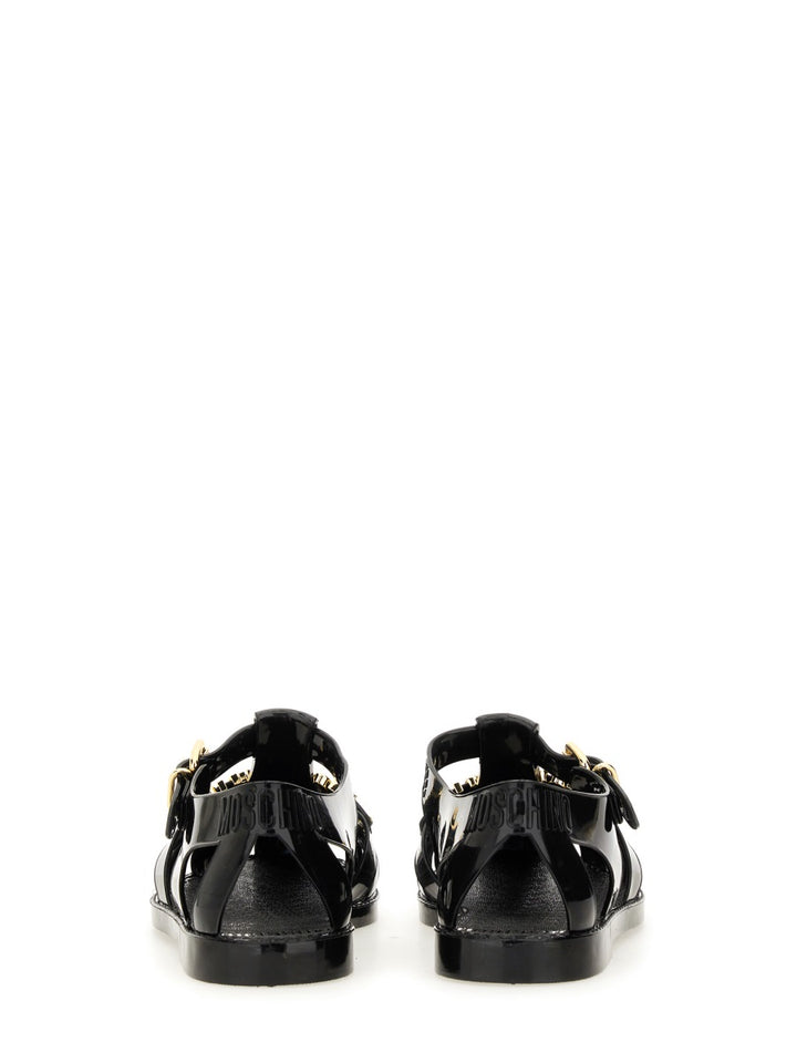 Moschino Sandals - Black | Wanan Luxury