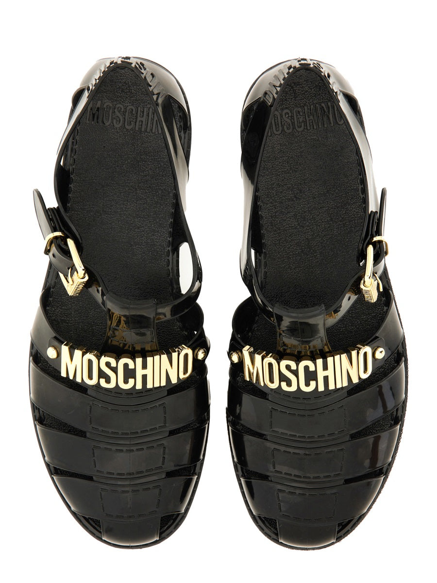 Moschino Sandals - Black | Wanan Luxury