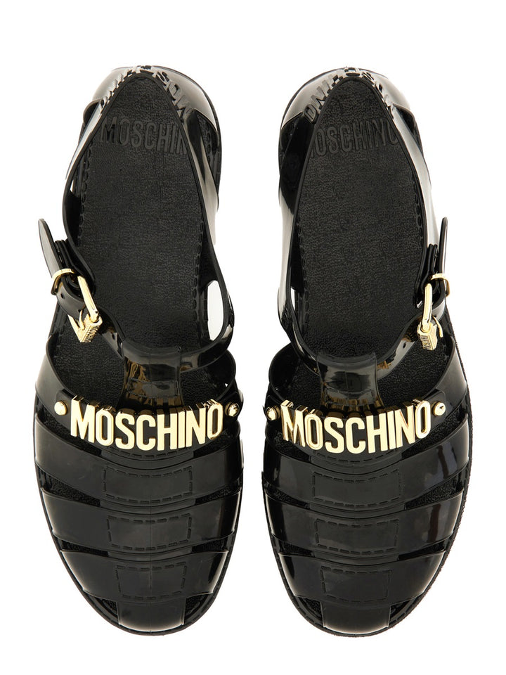 Moschino Sandals - Black | Wanan Luxury