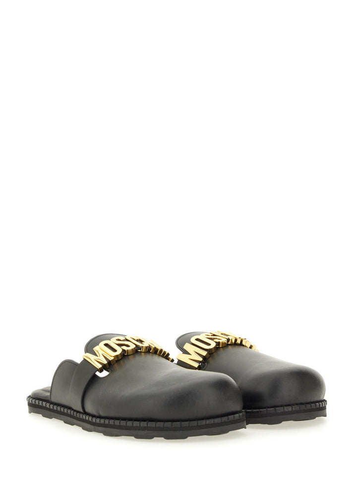 Moschino Flat Shoes - Black | Wanan Luxury
