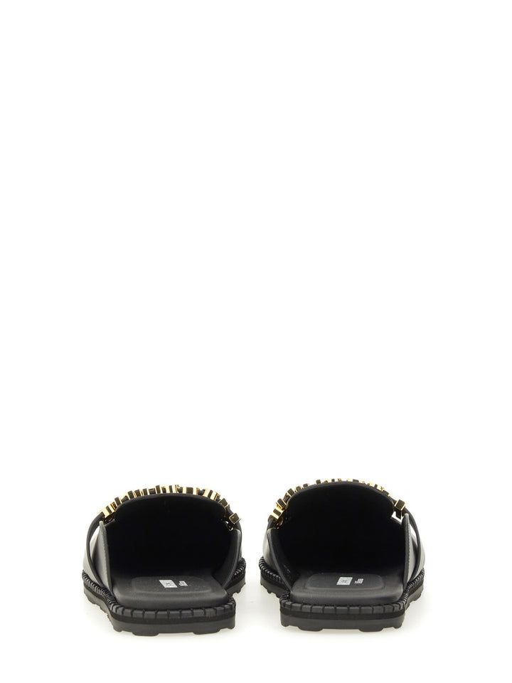 Moschino Flat Shoes - Black | Wanan Luxury