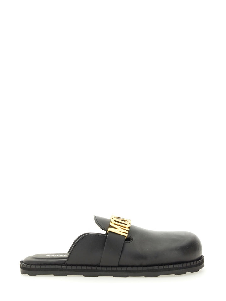 Moschino Flat Shoes - Black | Wanan Luxury