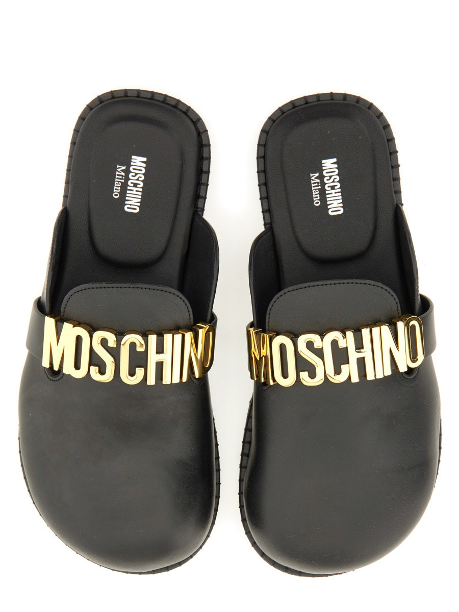 Moschino Flat Shoes - Black | Wanan Luxury