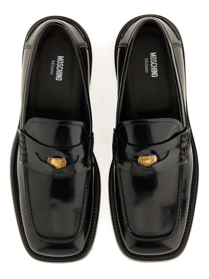 Moschino Loafers - Black | Wanan Luxury