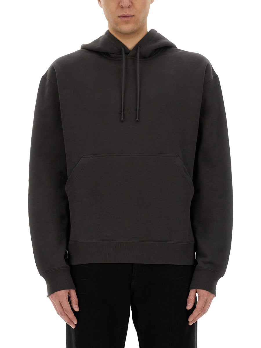 Saint Laurent Sweatshirts - Grey | cfd8067d16cc93d41d97eda265dbf6b07ee7b218